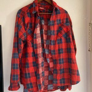 Distressed flannel